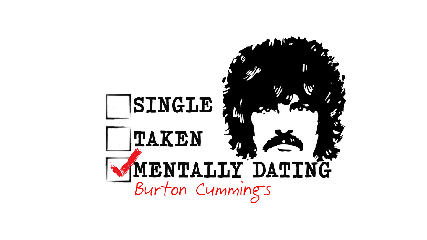 "Dating Burton Cummings” Ceramic Mug