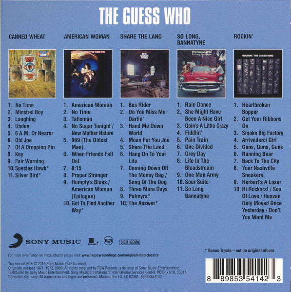 The Guess Who Original Album Classics