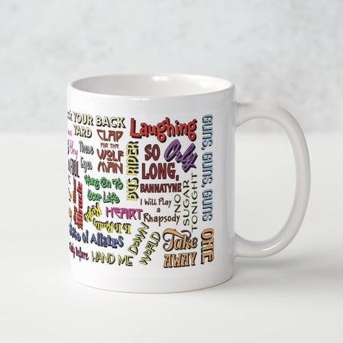 "Song Titles” Ceramic Mug