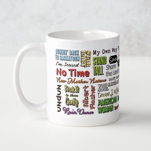 "Song Titles” Ceramic Mug