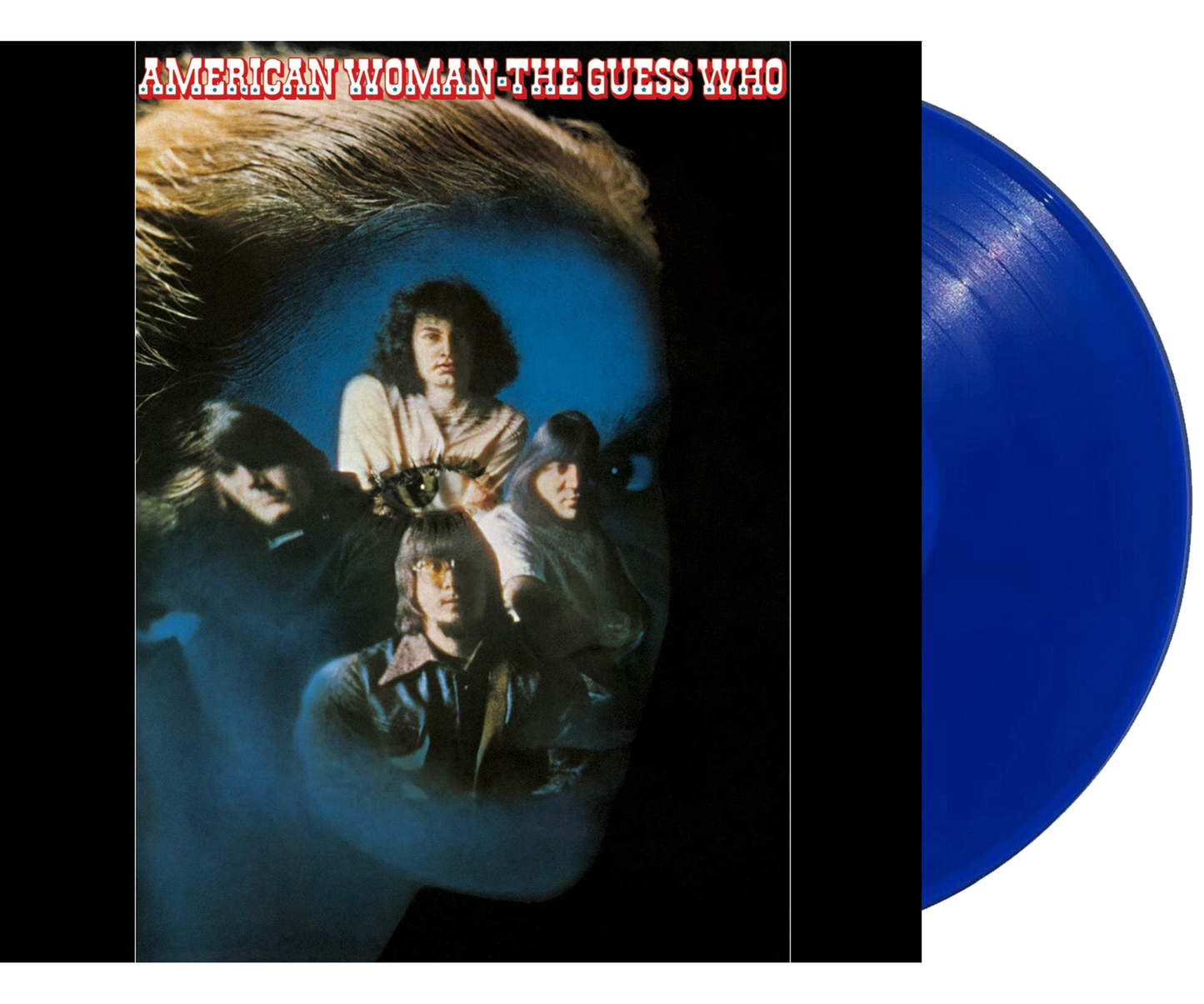 The Guess Who American Woman 50th Anniversary [LP] [Blue Vinyl] (PERSONALIZED)