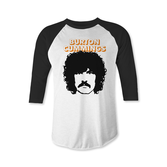 Burton Cummings Portrait Raglan T-Shirt