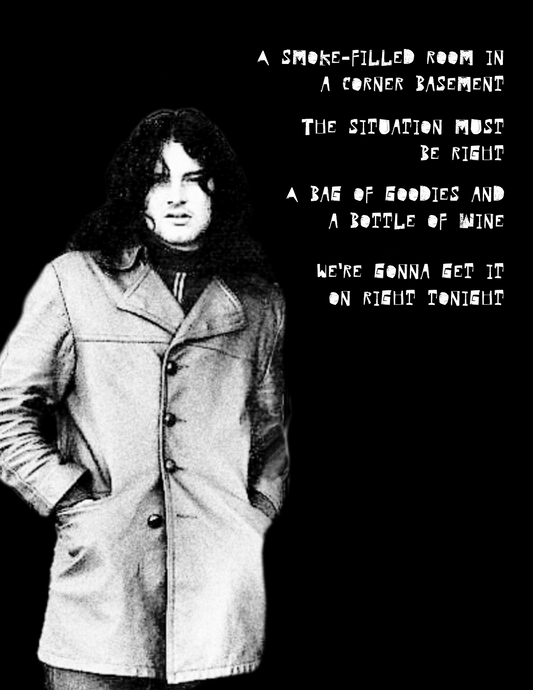"New Mother Nature" song lyric print