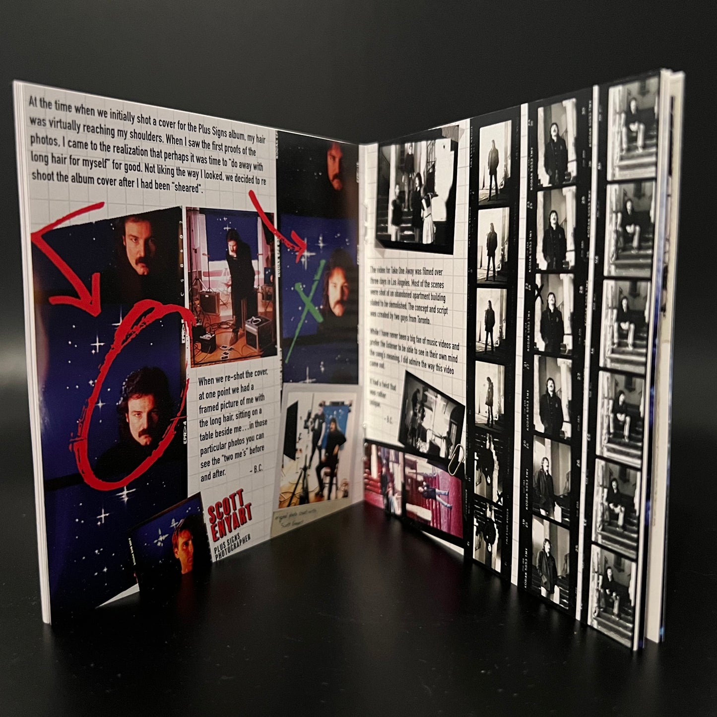 Sample of the liner notes in the 28 page booklet included with the CD