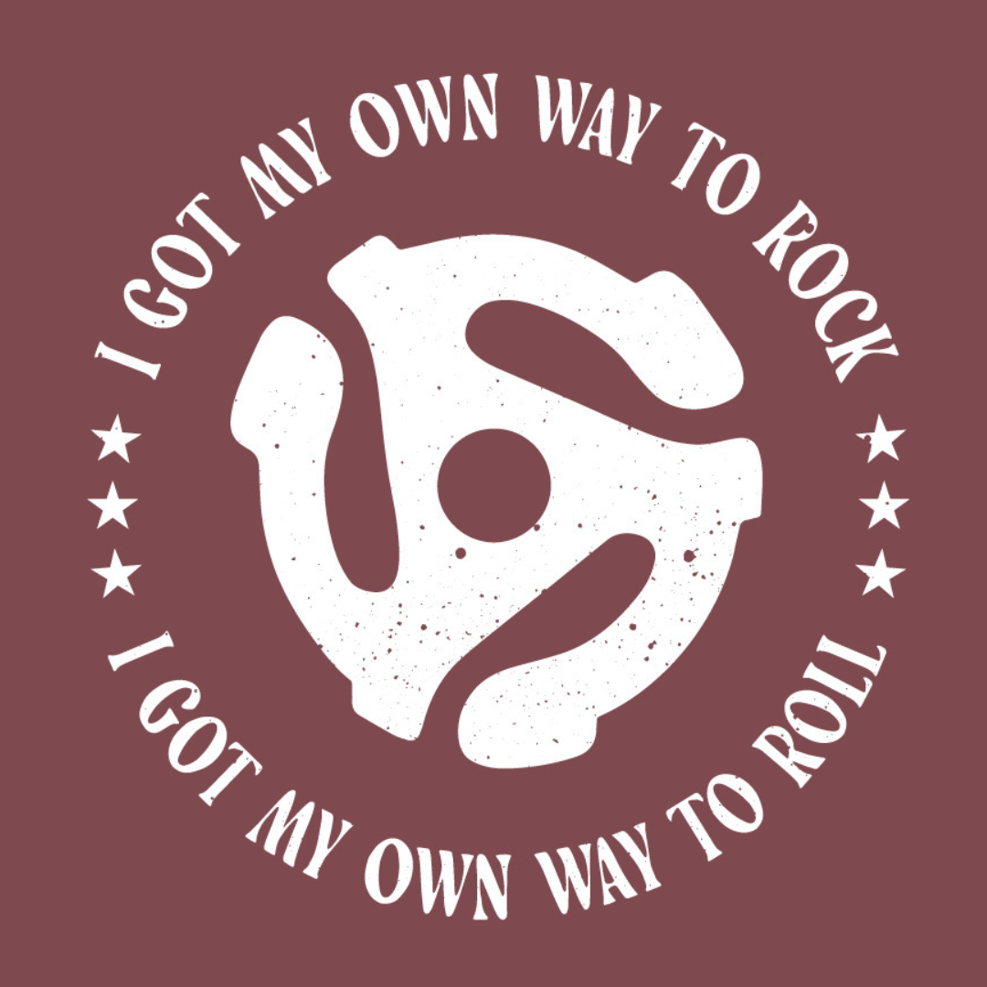 My Own Way To Rock T-Shirt (Burgundy)