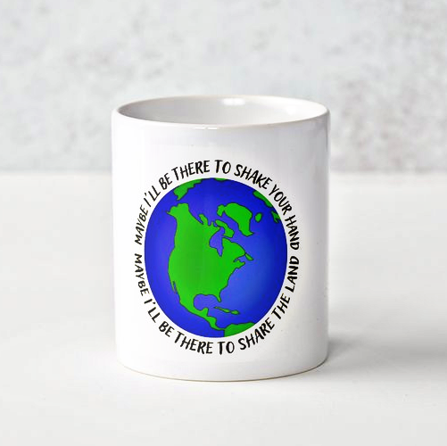 "Share The Land" Ceramic Mug