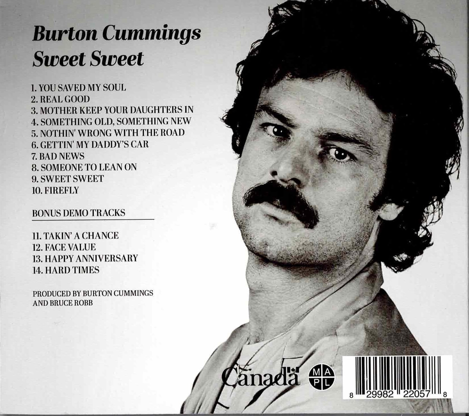 Sweet Sweet Remastered CD w bonus tracks Burton Cummings Store