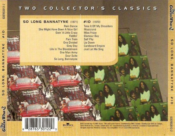 The Guess Who 2-Pack | So Long, Bannatyne and #10 [CD] – Burton